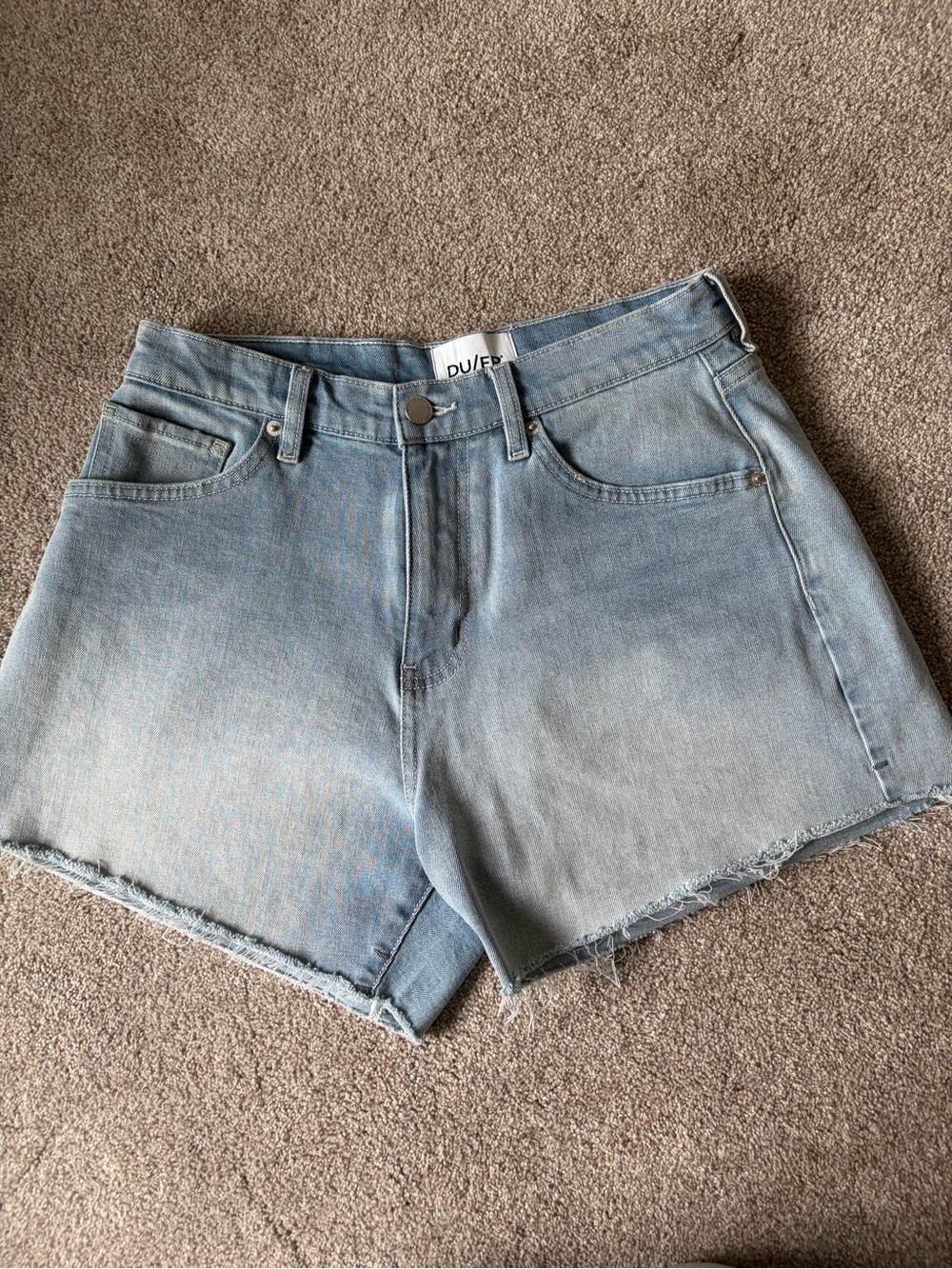 DU/ER Light Blue Denim Women’s Cutoff Shorts